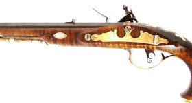 a- Marvin Kemper Kentucky Flintlock Pistol